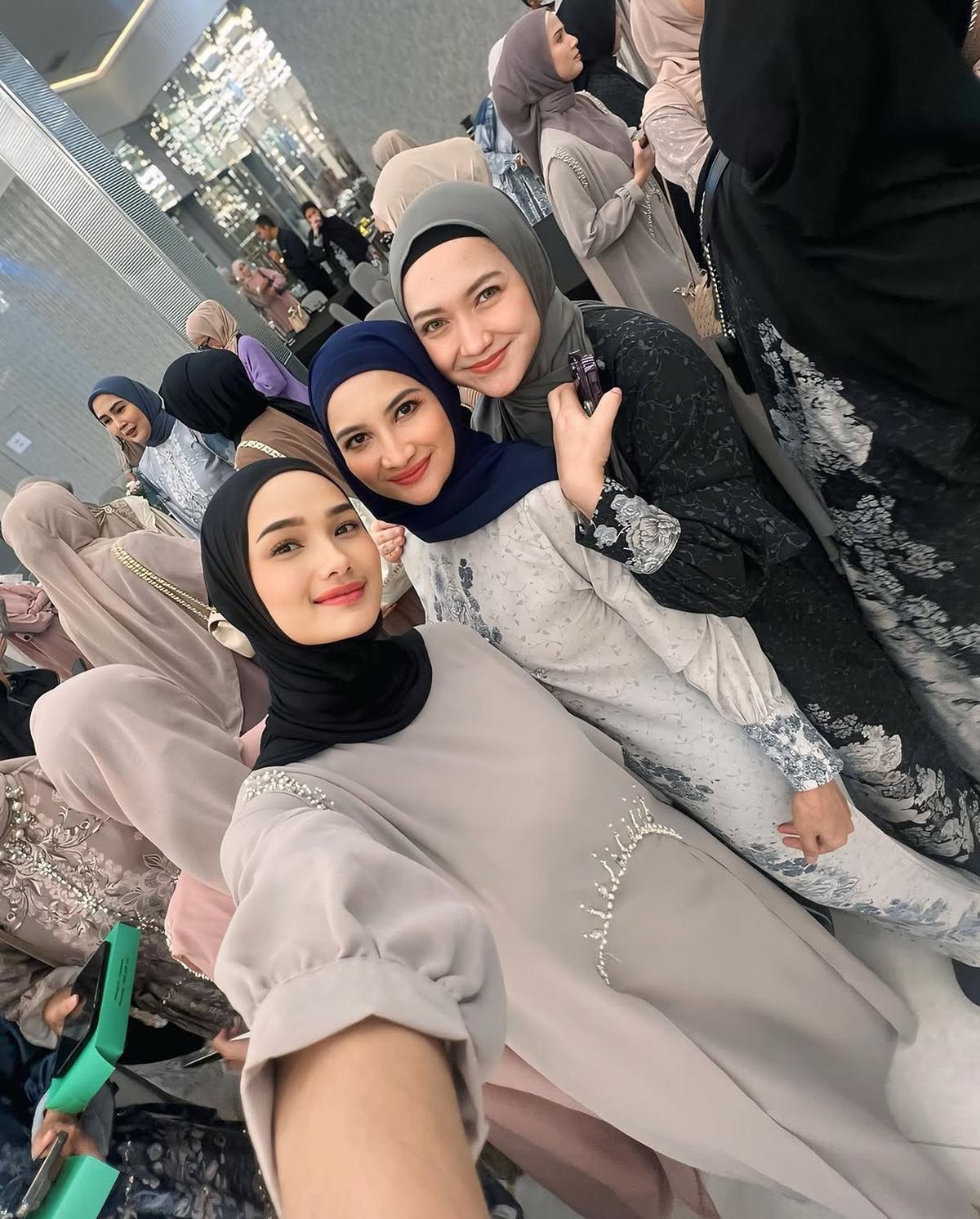 7 Potret Faby Marcelia Bareng Sederet Seleb Berhijab, Senang Bisa Kumpul dengan Circle Positif