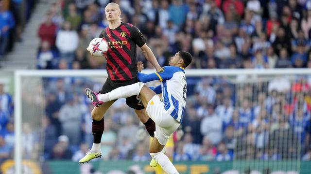 Foto: Melihat Manchester City Kewalahan Dibombardir Brighton and Hove Albion di Liga Inggris