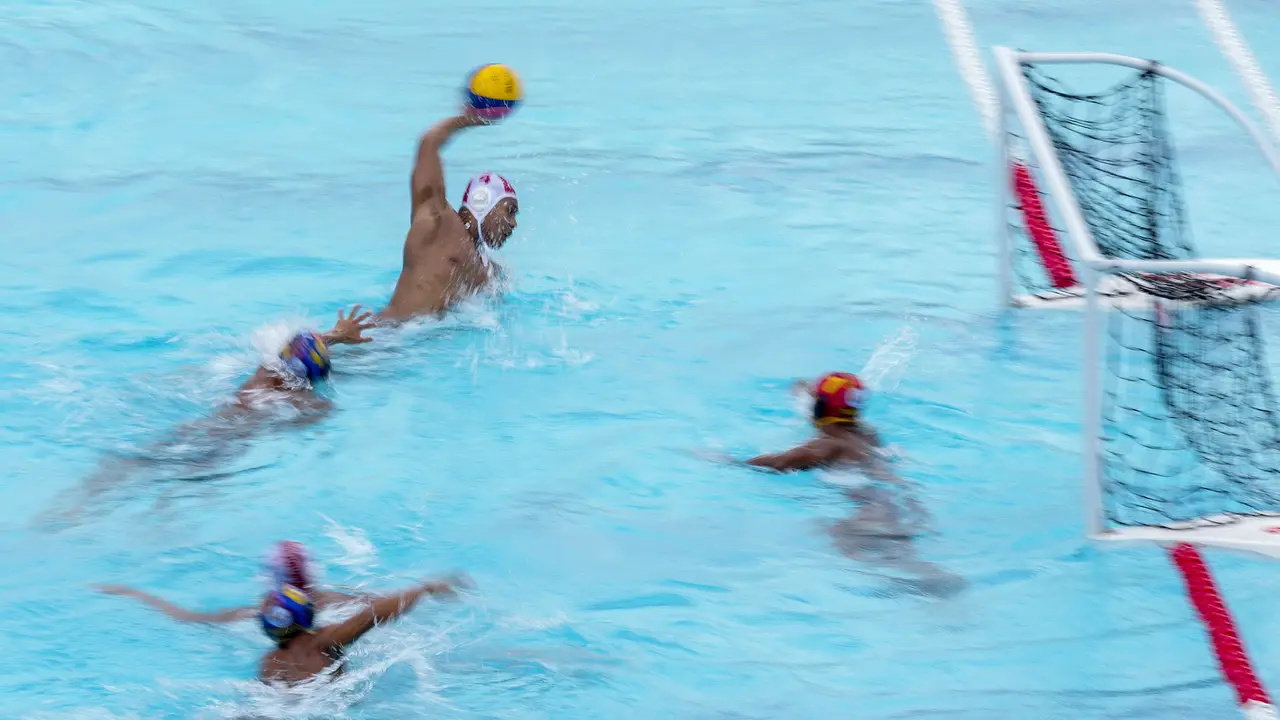 Foto: Melihat Tangguhnya Tim Polo Air Indonesia saat Bantai Tuan Rumah Kamboja di SEA Games 2023