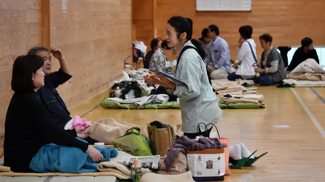 Menengok Pengungsi Korban Topan Hagibis di Jepang