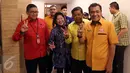 Partai pendukung Ahok-Djarot menggelar pertemuan di DPP Partai Golkar, Jakarta, Jumat (17/3). Partai pendukung Ahok-Djarot membahas strategi pemenangan Ahok-Djarot pada putaran kedua Pilkada DKI Jakarta. (Liputan6.com/Johan Tallo)