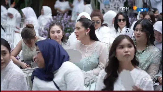 8 Detail Baju Bridesmaid di Acara Siraman dan Pengajian Syifa Hadju, Nuansa Tosca & Lace