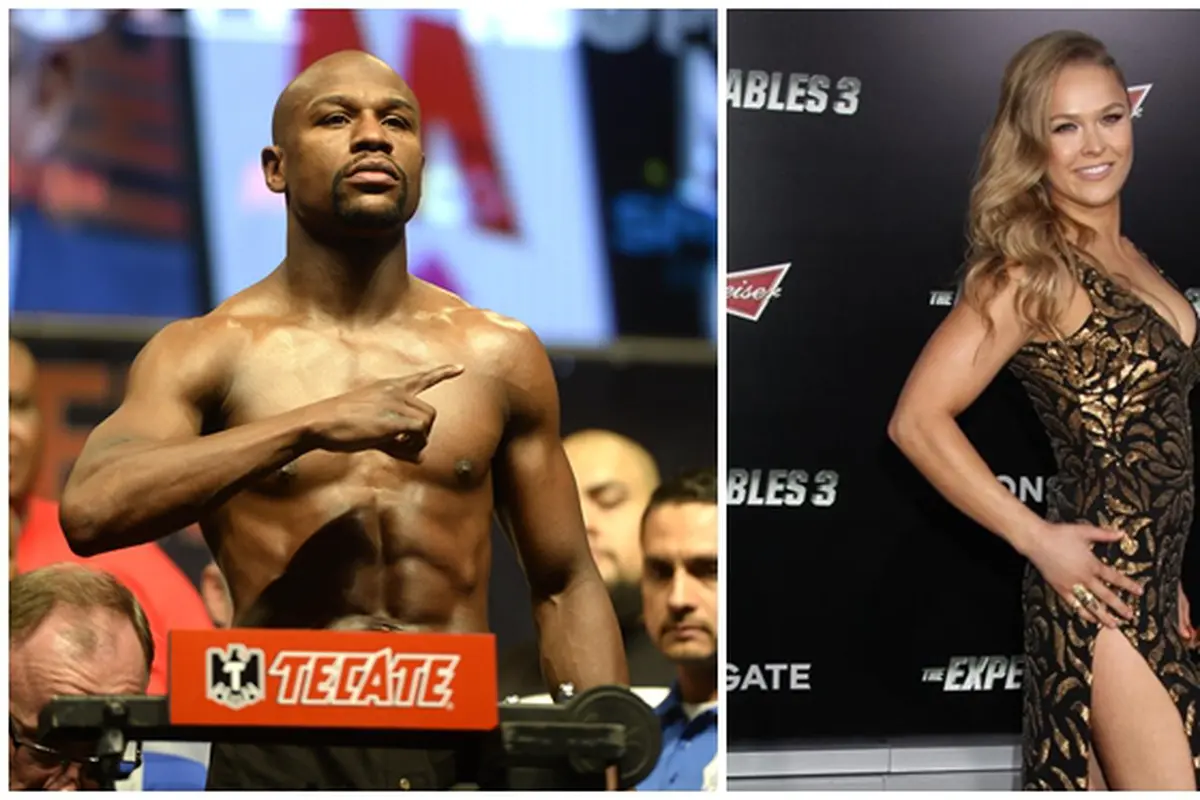 [Bintang] Ronda Rousey dan Floyd Mayweather, Jr.