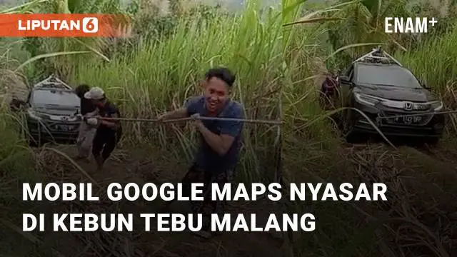 Beredar video mobil Google Maps yang kesulitan ditarik oleh warga di sebuah tanjakan. Mobil tersebut dikabarkan tersesat di kebun tebu Dusun Gumukmas, Karangsari, Bantur, Malang