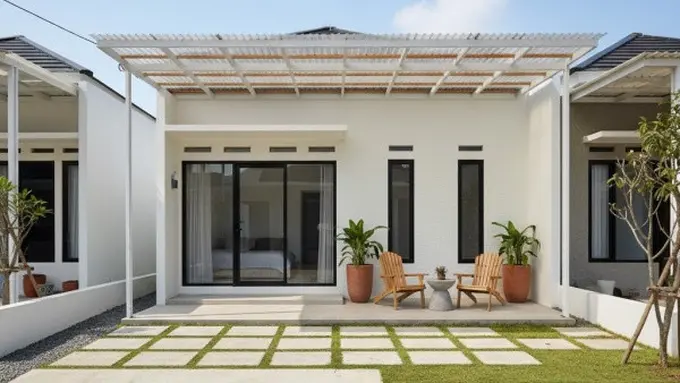 Model Rumah Type 36 Konsep Open Space/Ilustrasi Gemini AI