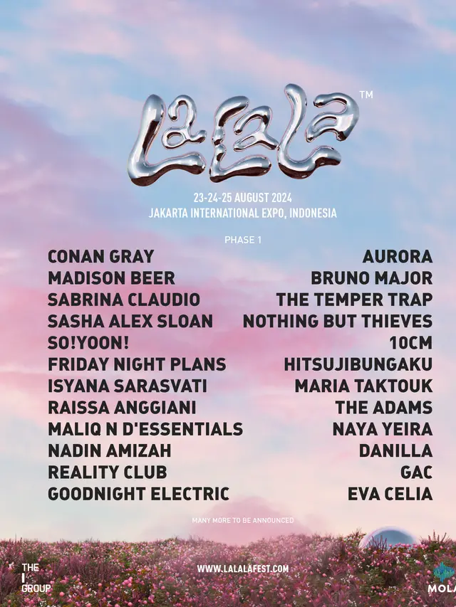 Lineup LaLaLa Fest 2024. [Foto: Ist]