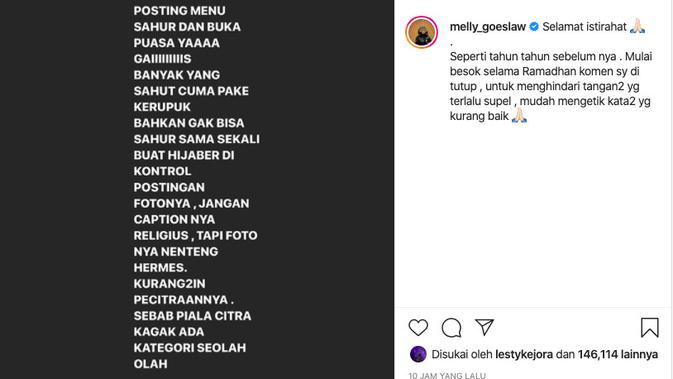 Melly Goeslaw (Sumber: Instagram/melly_goeslaw)