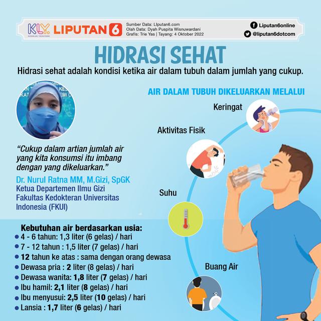 Infografis Hidrasi Sehat
