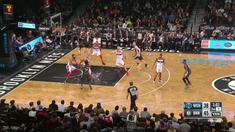 Berita video game recap NBA 2017-2018 antara Brooklyn Nets melawan Washington Wizards dengan skor 119-84.