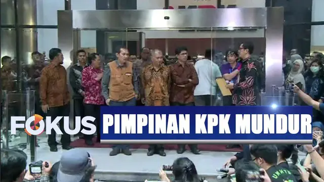 Agus Rahardjo dkk Serahkan KPK ke Presiden Jokowi