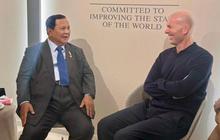 Prabowo Bertemu Zidane di WEF Davos, Tegaskan Komitmen Pengembangan Sepak Bola Nasional