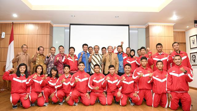 Atlet Gulat Tim Pelajar Indonesia