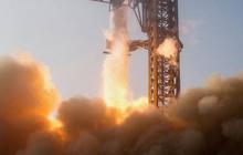 FOTO: Momen Peluncuran Roket Raksasa Starship Milik Elon Musk: Sukses Capai Orbit, tapi Hancur Saat Kembali ke Bumi