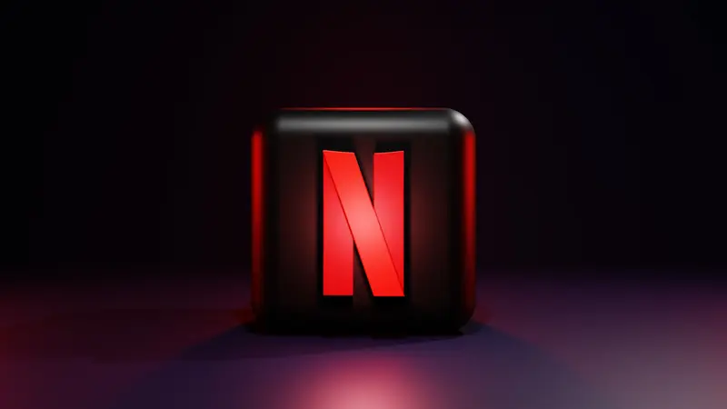 Netflix App Logo 3D