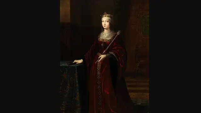 Lukisan Ratu Isabela dari Kastilla karya Luis de Madrazo.