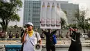 Aksi diikuti sejumlah organisasi sipil dan kelompok sipil lain seperti YLBHI, Gusdurian, hingga Milk Tea Alliance. (Liputan6.com/Faizal Fanani)