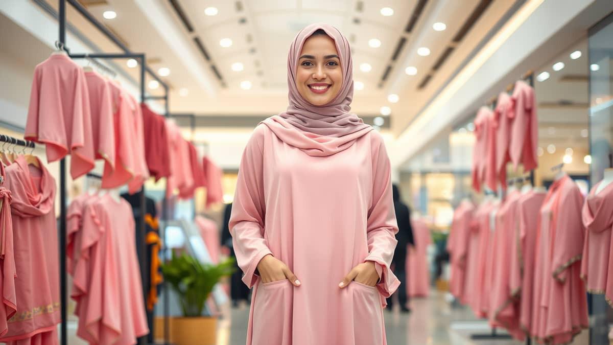 7 Model Gamis Brokat Kombinasi Polos Terbaru 2025: Tampil Elegan