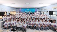 2.600 siswa dan guru di Jawa Barat bersama Amazon berhasil memecahkan Guinness World Records dalam menciptakan lebih dari 10.821 aplikasi Gen AI. Credit: Amazon