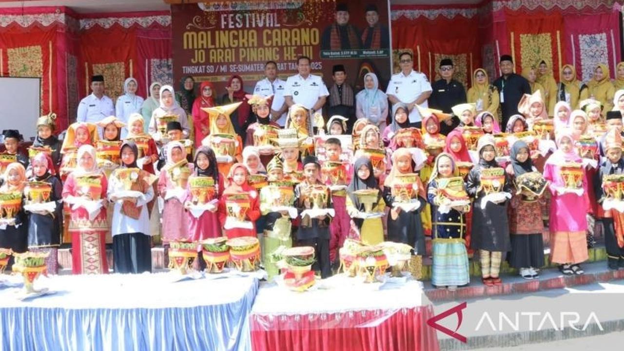 Trivia Budaya: Tak Banyak yang Mampu, Pemkot Pariaman Latih Murid SD 'Malingka Carano' Demi Adat Minang