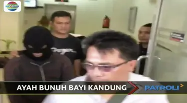 Hanya karena tidak tahan mendengar bayinya sering menangis, ayah kandung tega membunuh buah hatinya.