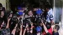 Dalam keterangan persnya usai menjalani Uji kelayakan dan kepatutan (fit and proper test) calon Kapolri di Komisi III DPR, Badrodin mengaku siap menjalankan amanah sebagai Kapolri, Jakarta, Kamis (16/4/2015). (Liputan6.com/Helmi Afandi)
