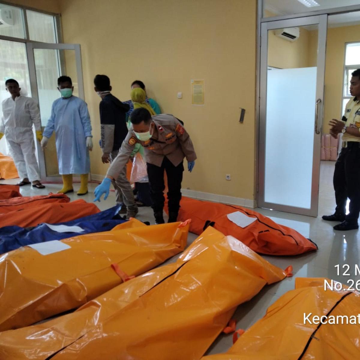 Kantong jenazah terkait ledakan di Garut