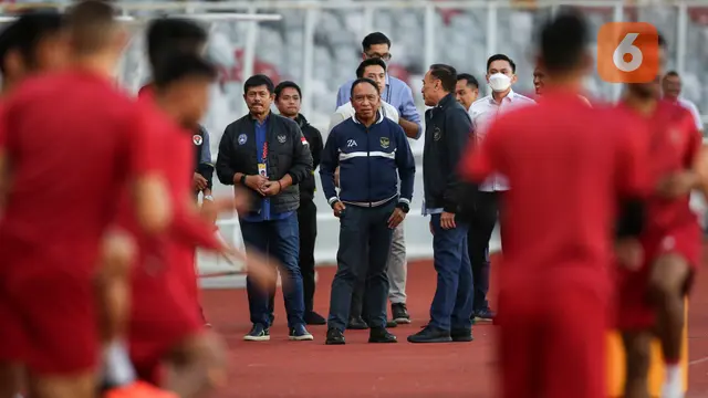 Official Training Timnas Indonesia Jelang Laga Semfinal Piala AFF 2022 Melawan Timnas Vietnam