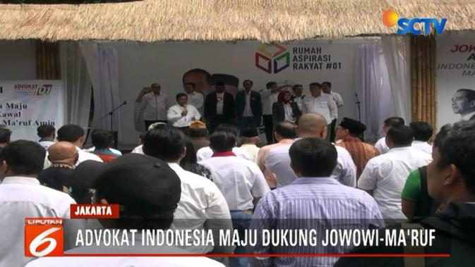Advokat Indonesia Maju Deklarasi Dukung Paslon Jokowi-Ma 