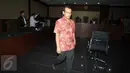 Hakim PTUN Medan, Dermawan Ginting usai menjalani Sidang Vonis di Pengadilan Tipikor, Jakarta, Rabu (20/1/2016). Ginting di vonis 2 tahun penjara dan denda Rp200 juta karena terbukti menerima suap dari Gatot Pujo Nugroho. (Liputan6.com/Helmi Afandi)