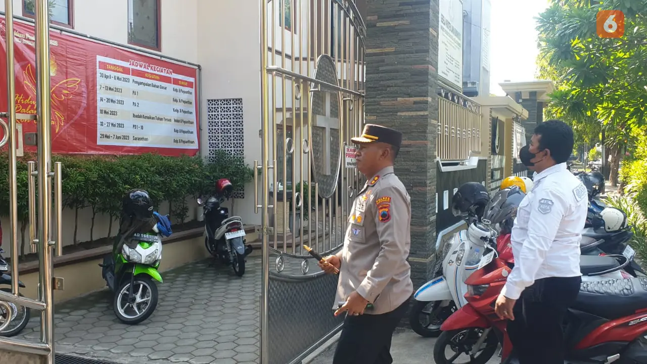 Ratusan Personel Diterjunkan Amankan Peringatan Kenaikan Isa Almasih di Sukoharjo
