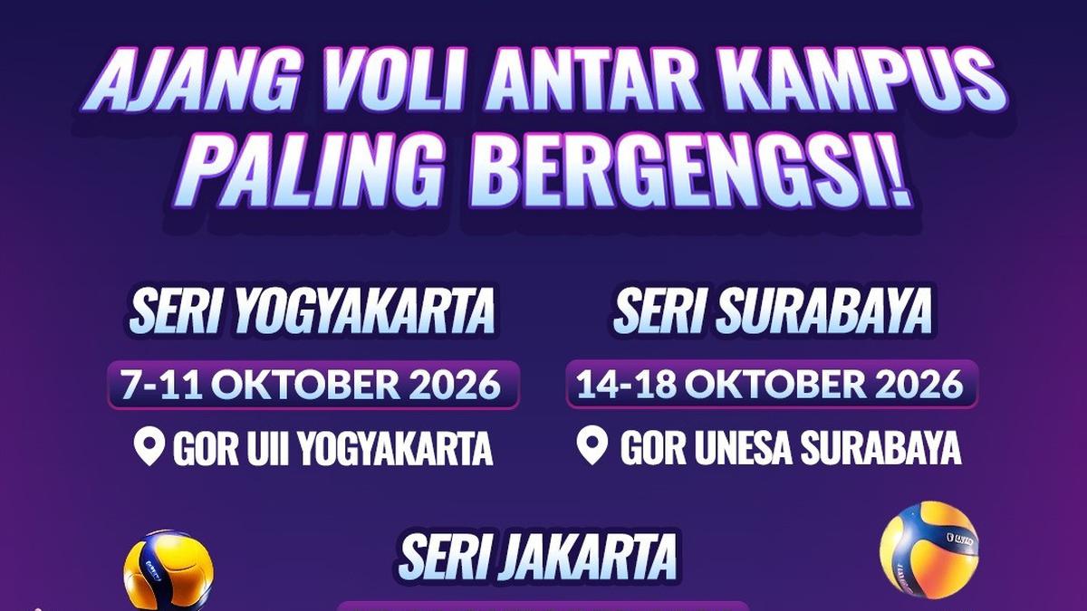 MOJI Hadirkan Liga Voli Mahasiswa 2026, Panggung Baru Talenta Voli Kampus