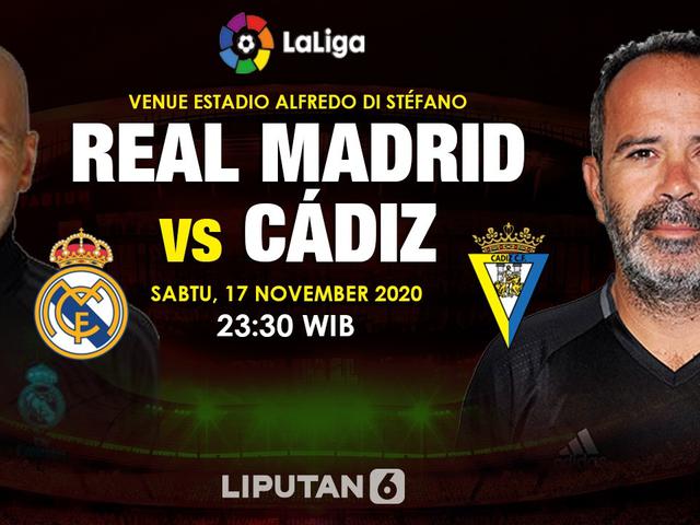 Segera Dimulai Link Live Streaming Liga Spanyol Real Madrid Vs Cadiz Di Vidio Bola Liputan6 Com