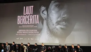 Tim Film Laut Bercerita Panjatkan Doa untuk Jurnalis Hilang Kontak yang Meliput Anak Krakatau