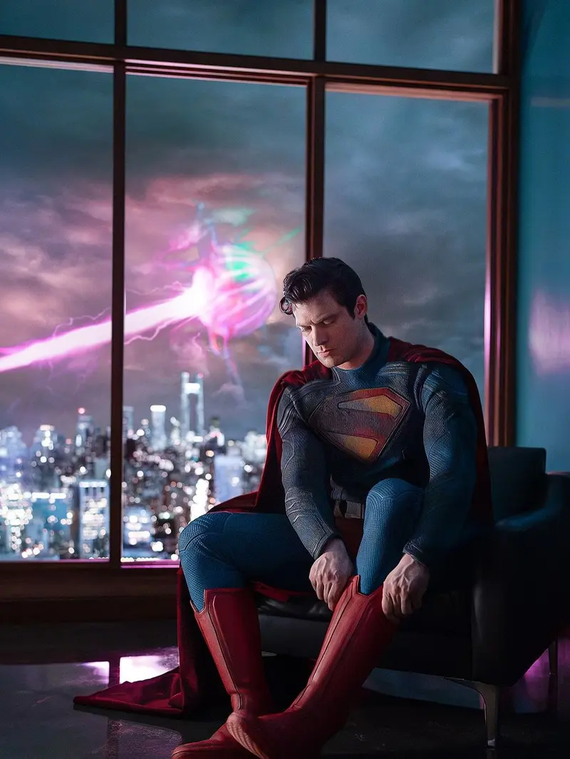 David Corenswet Sebagai Superman. (Instagram/ jamesgunn)