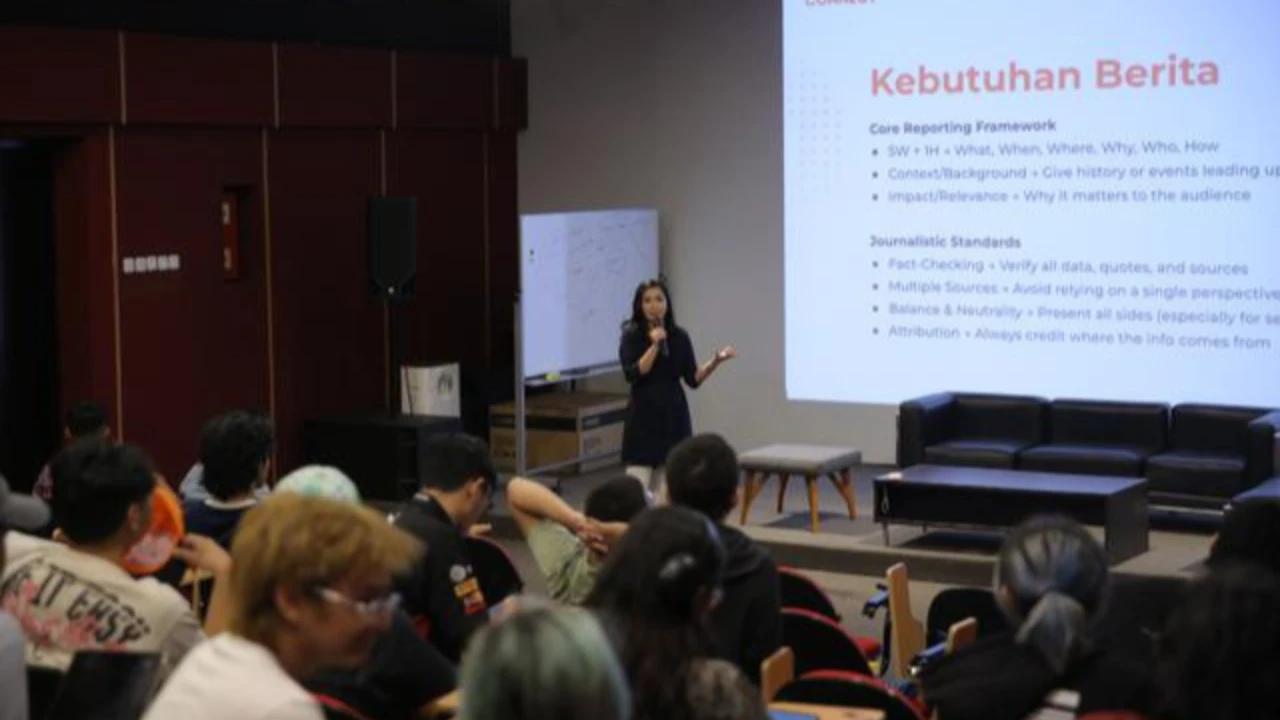 Liputan6.com Connect Bagi Resep ke Mahasiswa SAE Indonesia untuk Lawan Berita Hoaks