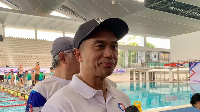 Anindya N. Bakrie, Ketua Umum PB Akuatik Indonesia.