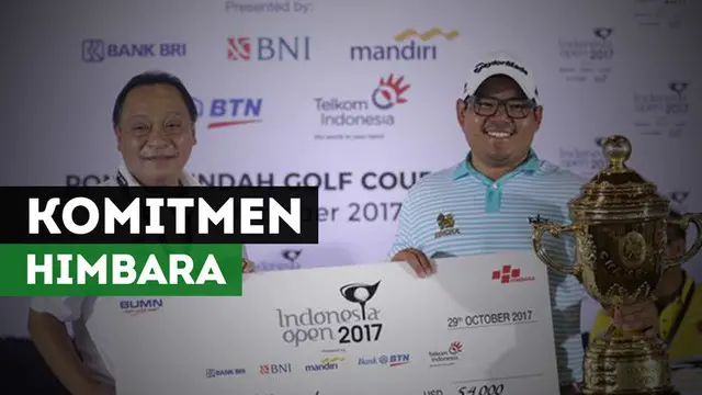Melalui ajang Indonesia Open Golf Tournament 2017, Himbara berkomitmen untuk kemajuan golf dan olahraga Indonesia.