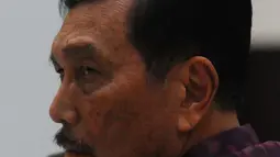 Untuk diketahui, agenda sidang kali ini adalah pemeriksaan Luhut selaku saksi kasus dugaan pencemaran nama baiknya. (merdeka.com/Imam Buhori)