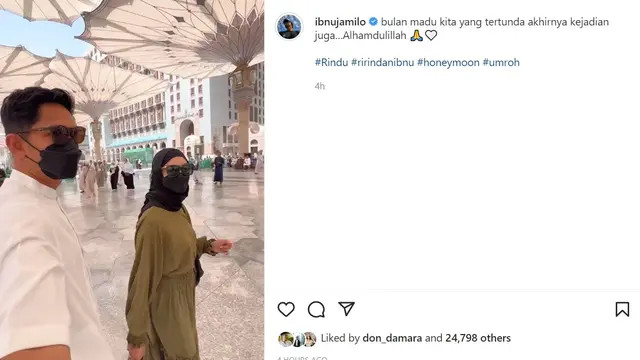 Ibnu Jamil - Ririn Ekawati (Foto: Instagram/@ibnujamilo)