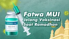 Program Vaksinasi Covid-19 yang masih terus berjalan tetap akan dilaksanakan saat ramadhan.