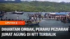 Hari Jumat Agung yang diperingati dengan prosesi laut Semana Santa Laratuka di Kabupaten Flores Timur, NTT, tak berjalan mulus. Perahu yang mengangkut peziarah Jumat Agung terbalik dihantam gelombang laut.