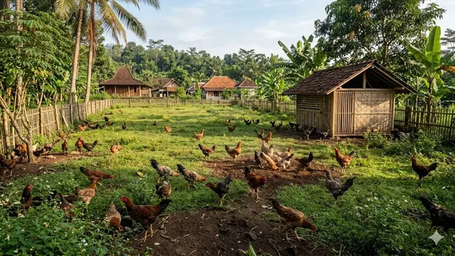 4 Model Umbaran Ayam Kampung ala Peternakan Organik Skala Rumahan, Ini Keunggulannya