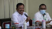 Kunjungan Menteri Kesehatan RI Terawan Agus Putranto ke Poltekkes RS dr Soepraoen, Malang, Jawa Timur pada 7 Agustus 2020. (Kementerian Kesehatan RI)