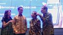 Melalui fitur saham, para pengguna BMoney dapat melakukan transaksi jual beli saham berbagai emiten di Tanah Air dengan mudah dan aman. (Liputan6.com/Angga Yuniar)