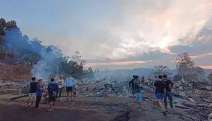 51 Rumah Adat Ludes Terbakar, Sukabumi Berlakukan Tanggap Darurat