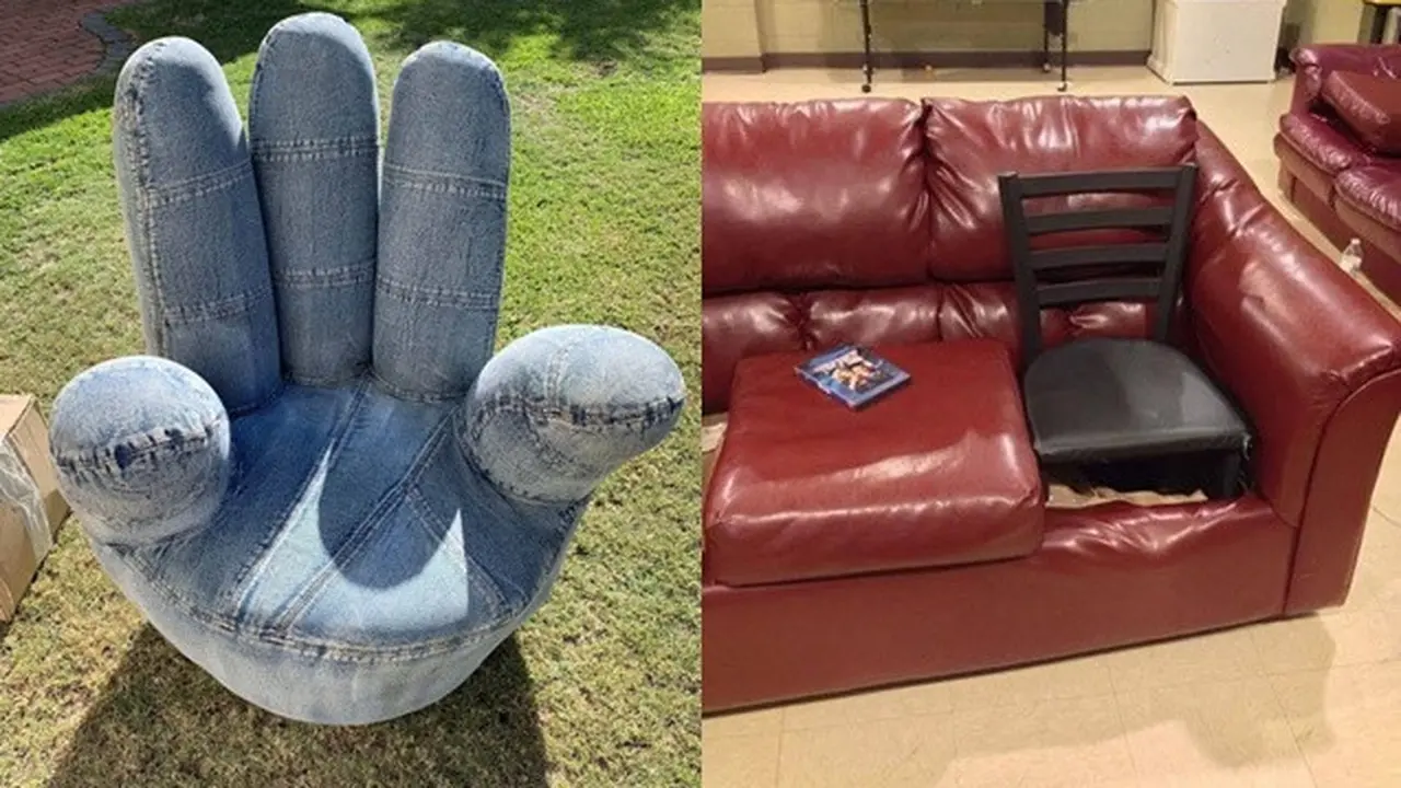 6 Desain Sofa Ini Nyeleneh Banget, Bikin Gagal Paham