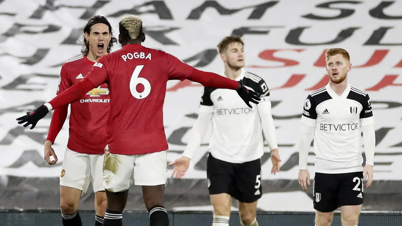 FOTO: Comeback Sempurna di Kandang Fulham, Manchester United Kembali Puncaki Liga Inggris