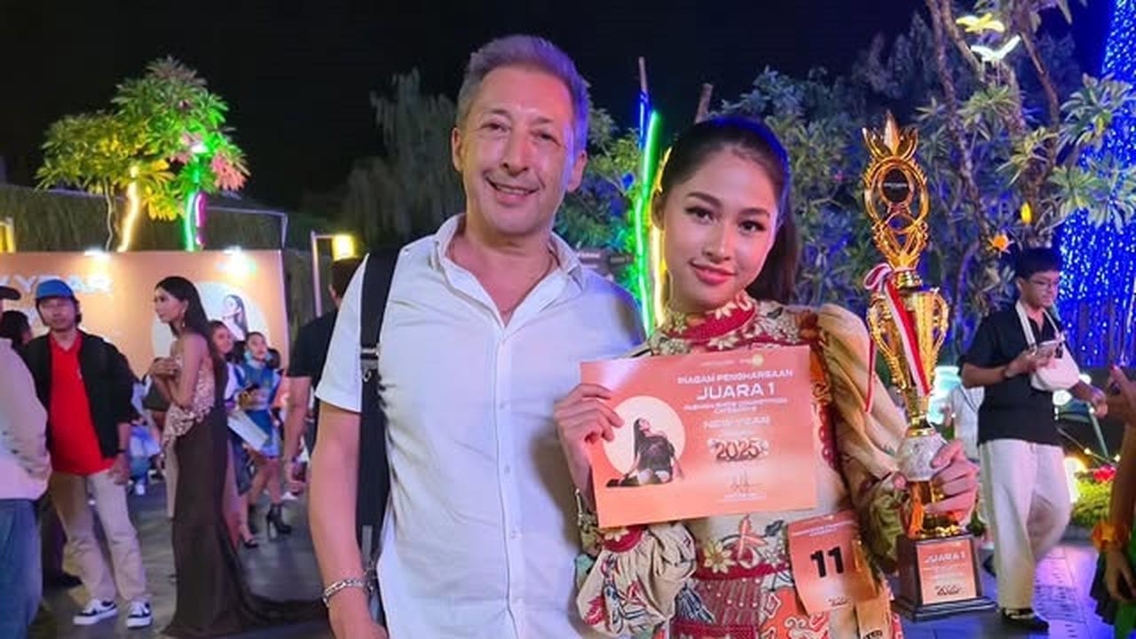 7 Potret Fabiela Adik Jennifer Coppen Ikut Kompetisi Fashion Show, Dapat Juara 1