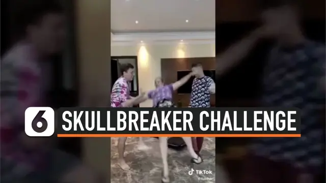 VIDEO: Bahaya Skullbreaker Challenge yang Viral di TikTok