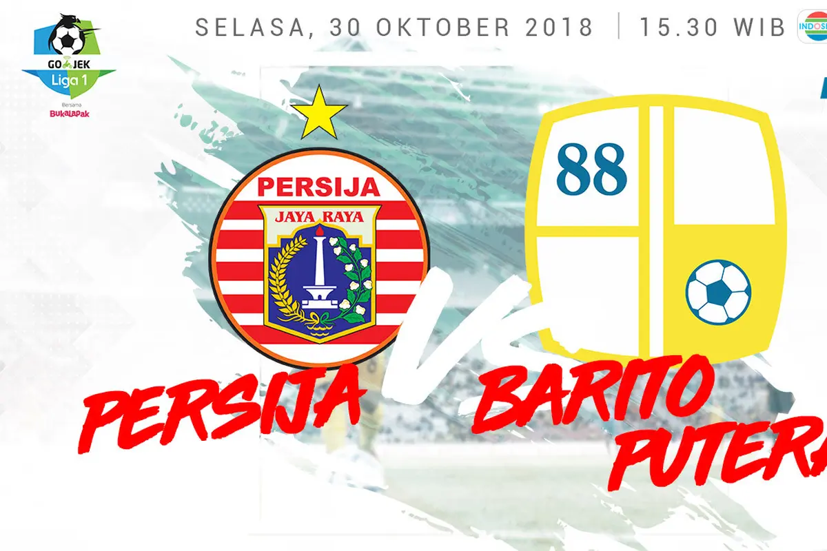 Persija Jakarta Vs Barito Putera